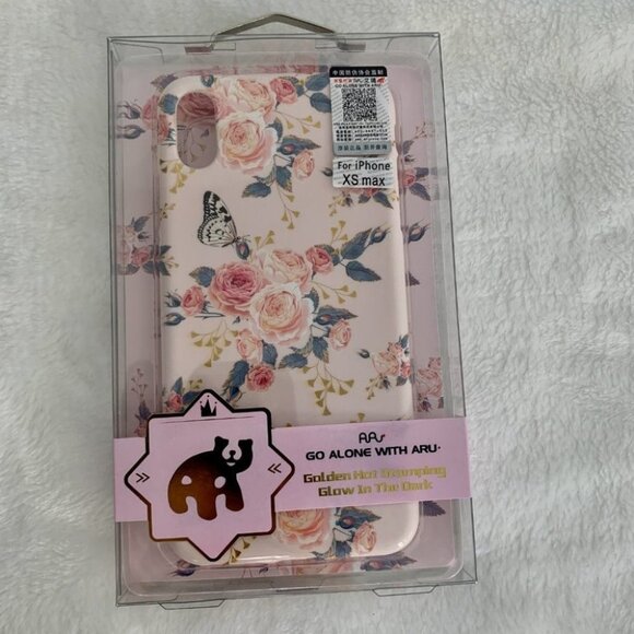 NEW iPhone iPhone XS Max Pink Floral Case - Picture 1 of 9